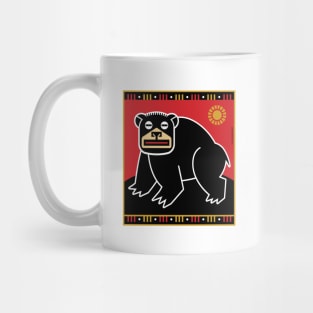 Big Black Bear Plaque Mug